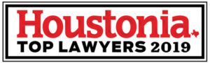 Houstonia top lawyers 2019 badge