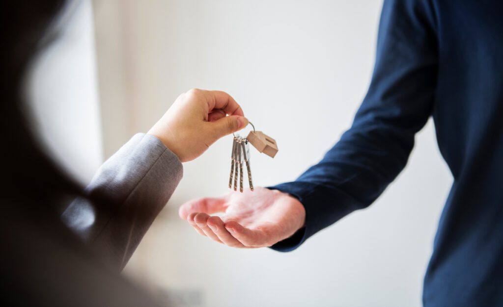 Buying real estate concept